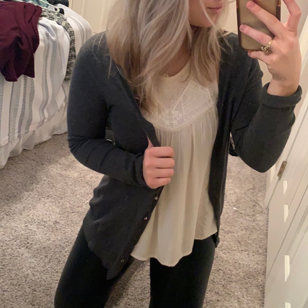 Grey Cardigan